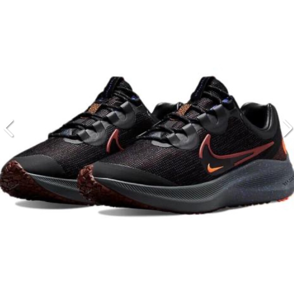 Nike Zoom Winflo 8 Shield Black Bronze Eclipse Sneakers - Picture 5 of 7